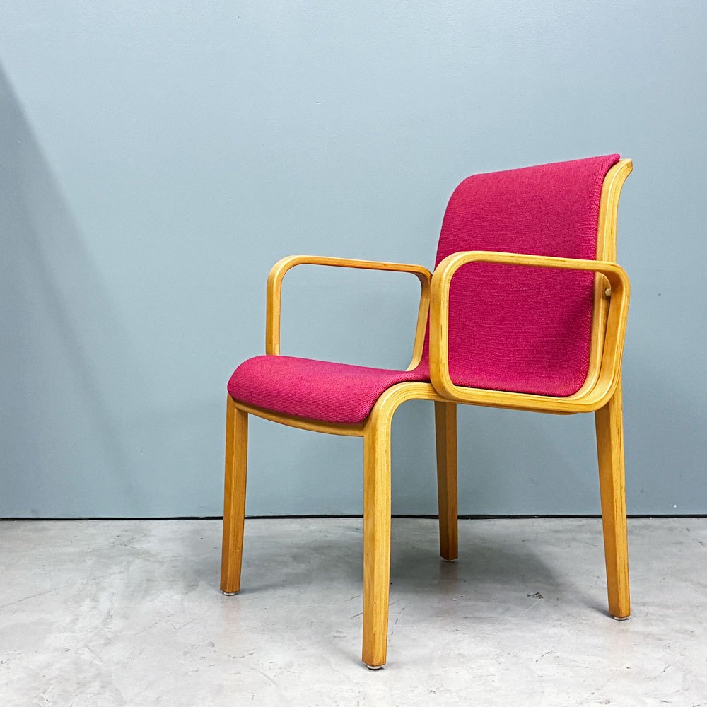 ノル Knoll 1305U アームチェア ダイニングチェア プライウッド ビル・ステファン Bill Stephens ビンテージ ミッドセンチュリー ◎