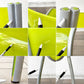 カルテル Kartell FPE chair スタッキングチェア ダイニングチェア アルミ ポリプロピレン グリーン ロンアラッド イタリアモダン 廃番 ◇