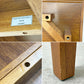 アクメファニチャー ACME Furniture ワーナー WARNER ダイニングテーブル ヘリンボーン柄 W82cm オーク材 USビンテージスタイル ●