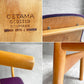 ゲタマ GETAMA GE201 アームチェア ビーチ材 ハンス.J.ウェグナー パープルファブリック 張替済み 北欧家具 ビンテージ Vintage 希少♪
