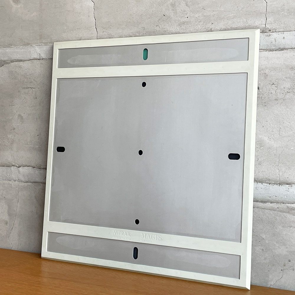 マジス MAGIS ヴィトレイル VITRAIL ウォールミラー 50×50cm ライトグレー 壁掛け 鏡 元箱付き インガ･センペ イタリア 未使用品 ♪