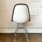 ハーマンミラー Herman Miller サイドシェルチェア FRP製 3rdビンテージ ホワイトシェル ナウガレザー キャメル系 エッフェルベース C&R イームズ ミッドセンチュリー ◎