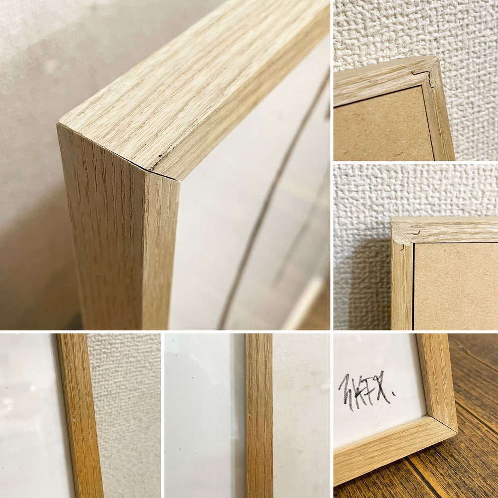 イデー IDEE 「BE QUIET」 オフセット ポスター エクタ EKTA Fine Little Day 額装品 ◎