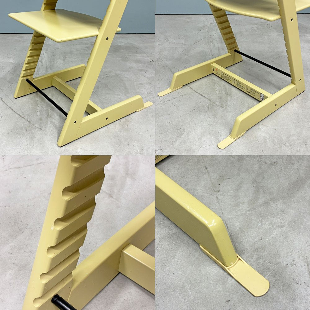 ストッケ STOKKE トリップトラップ TRIPP TRAPP ベビーチェア キッズチェア 延長グライダー付き S/N6～ ノルウェー 北欧家具 ◎