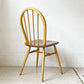 アーコール Ercol フープバックチェア ダイニングチェア スポークバック エルム材 UKビンテージ 英国家具 ★