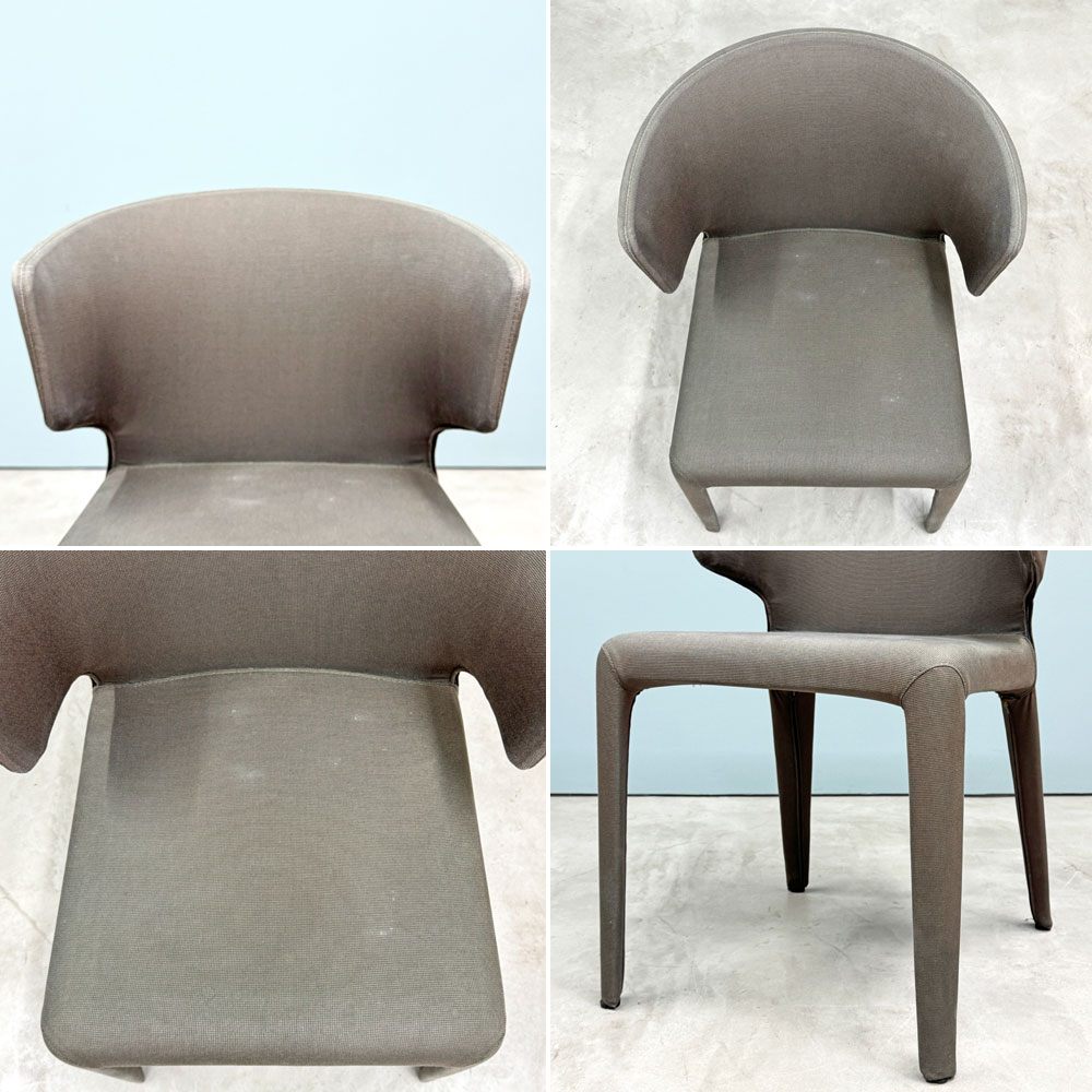 カッシーナ Cassina オラ 367 HOLA アームチェア ファブリック ハンス・ウェッツスタイン 参考定価￥228,000- 現状品 ◎