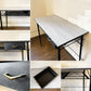ミッドセンチュリーデザイン Midcentury Design メラミントップ × スチールレッグ デスク W90.5cm 抽斗1杯 50's ビンテージ ◎