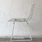 ノル Knoll 420 サイドチェア ワイヤーチェア ホワイト ハリー・ベルトイア Harry Bertoia ミッドセンチュリー 名作椅子 ◇