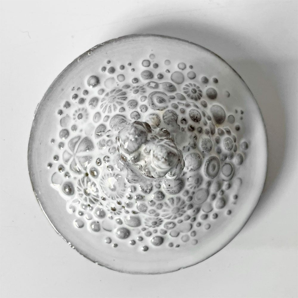 アスティエ・ド・ヴィラット Astier de Villatte グラスキャンドル リッド グラスキャンドル用蓋 Palais de Tokyo セラミック 陶器 ★