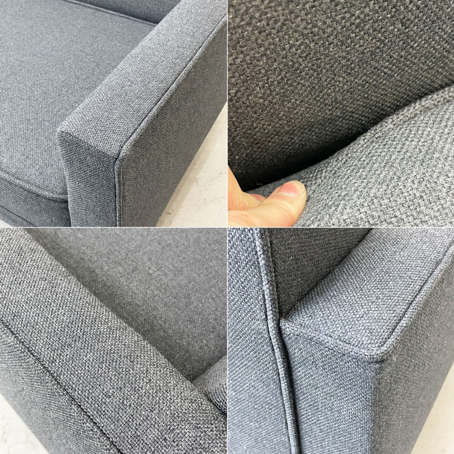 ハーマンミラー Herman Miller モジュラーシーティンググループ 1Pソファ ラウンジチェア ジョージ・ネルソン ビンテージ ミッドセンチュリーモダン ●