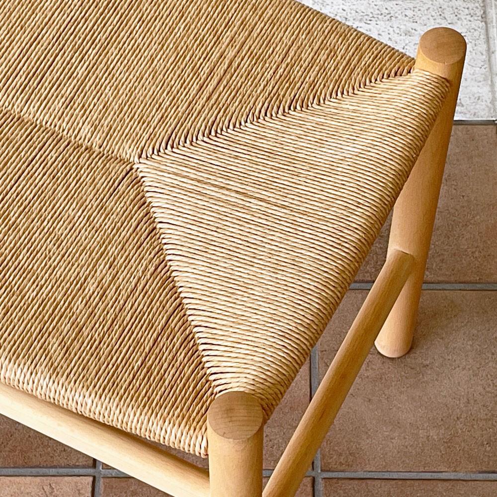 カールハンセン＆サン Carl Hansen & Son CH53 フットスツール ペーパーコード ビーチ材 ハンス・J・ウェグナー ◇