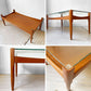 ハイク HIKE オリジナルファニチャー Original furniture ガラスソファテーブル Glass sofa tableチーク材 W100cm 北欧デザイン ★