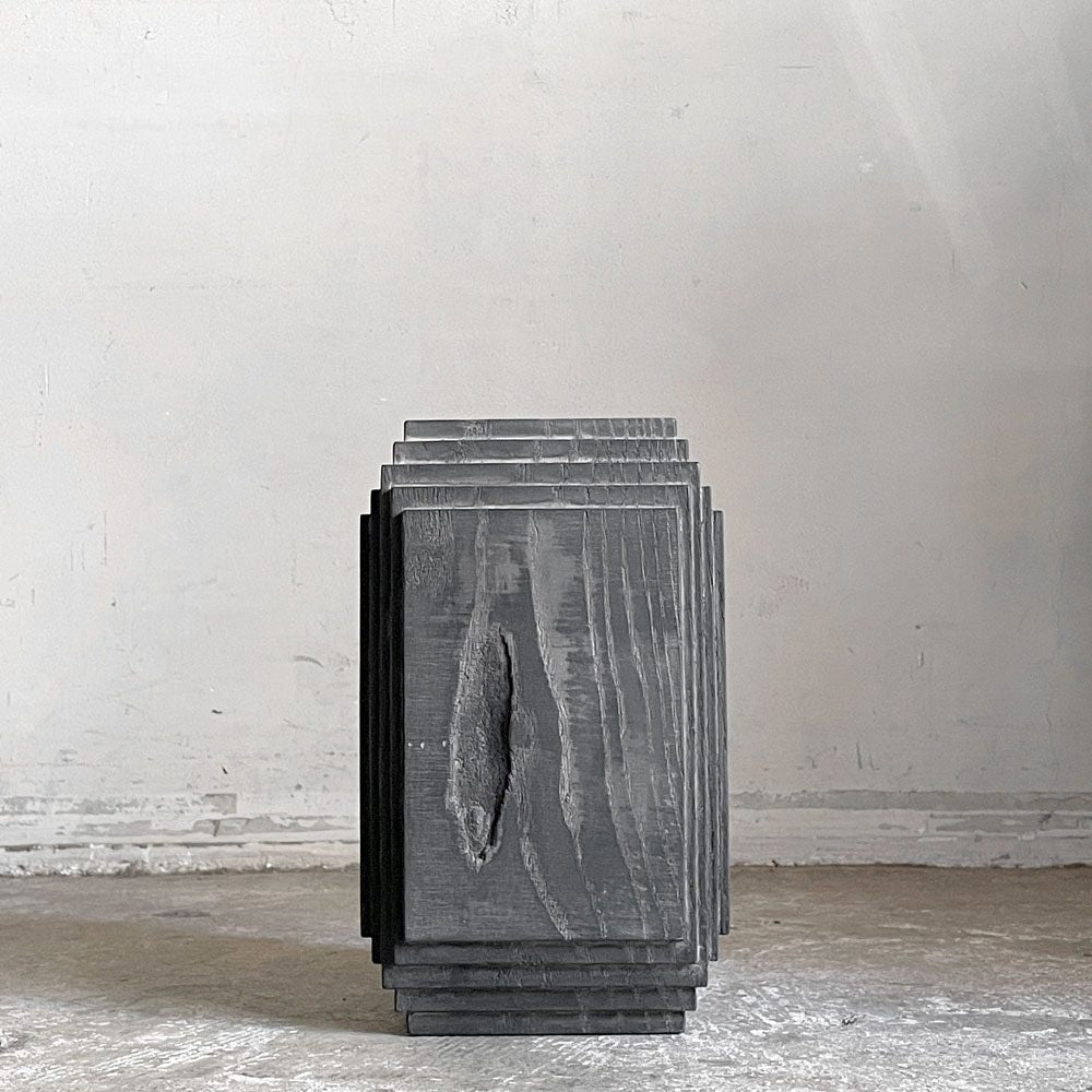 シモオ デザイン Shimoo Design 下尾和彦・さおり 浮様 Brion Vase Ｓ暗色 花器 フラワーベース H26cm 現代作家 雨晴 AMAHARE取り扱い ■
