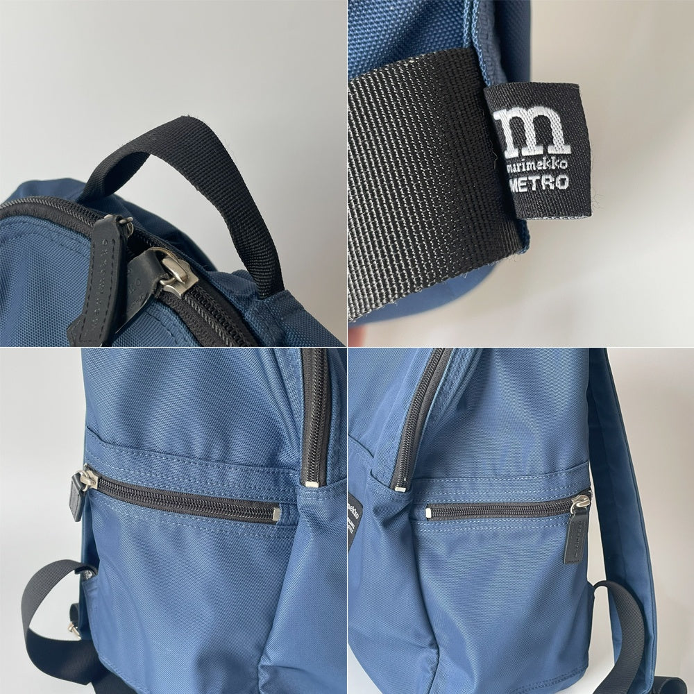 マリメッコ メトロ marimekko Metro リュック バックパック 4ポケット ネイビー Ristomatti Ratia Backpack ★