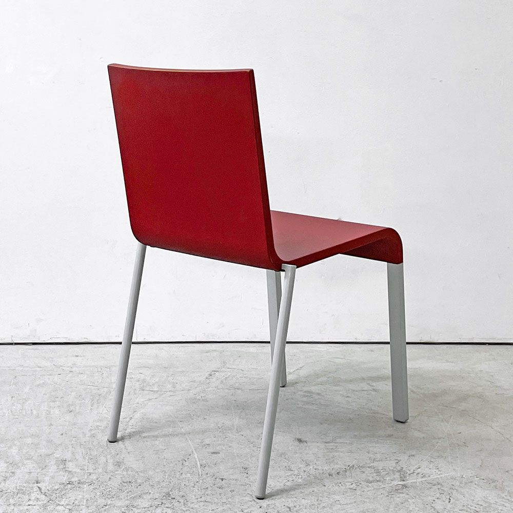 ヴィトラ vitra. ゼロスリー .03 ダイニングチェア スタッキングチェア マールテン・ヴァン・セーヴェレン Maarten Van Severen レッド B ●