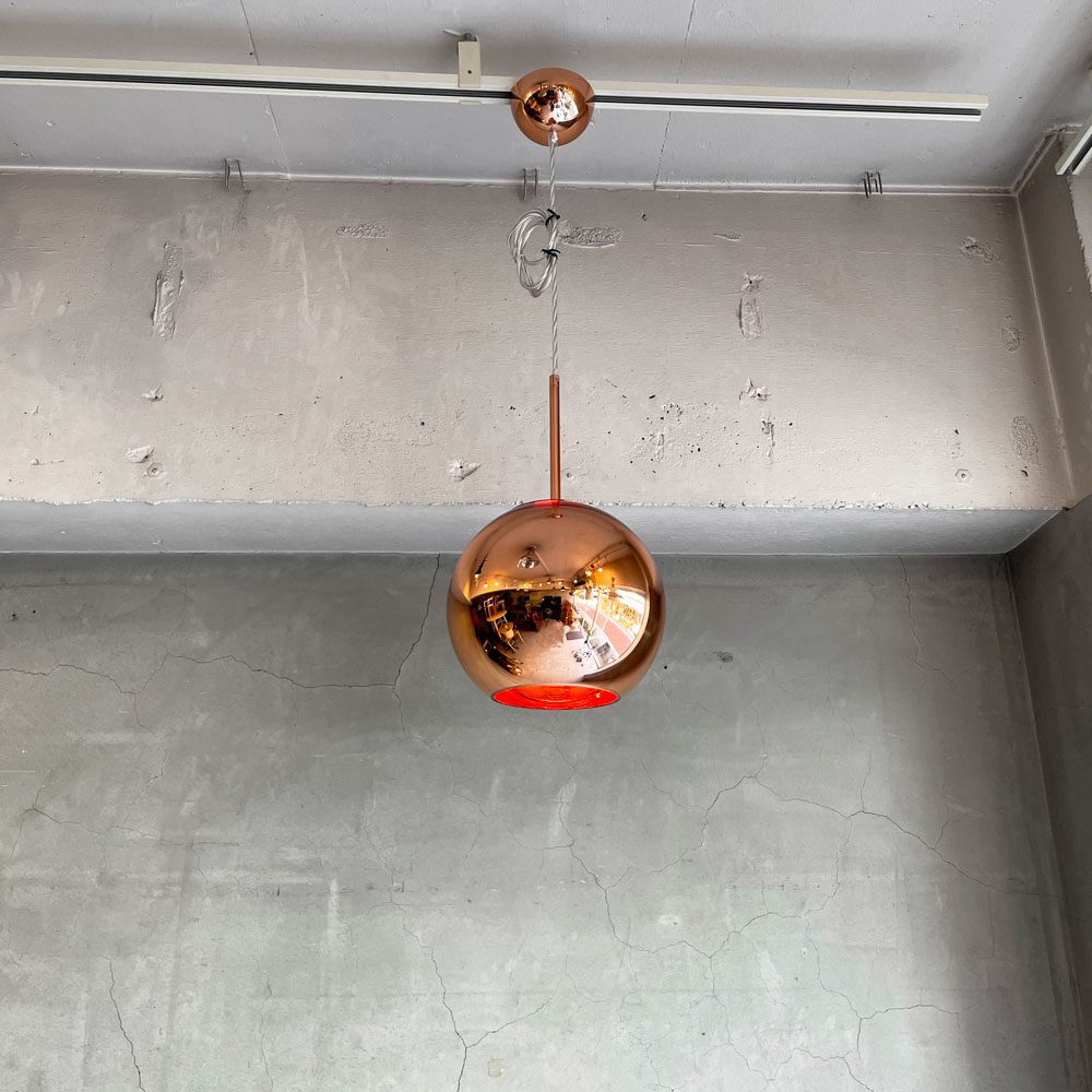 トムディクソン Tom Dixon コッパー ラウンドペンダントライト 25 Copper Round Pendant 25 コッパーカラー 参考定価￥70,180-  廃番 ♪