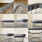 R&B ワイヤープロダクツ R&B WIRE PRODUCTS ランドリーカート LAUNDRY CART キャスター付 アメリカ パシフィックファニチャーサービス P.F.S.取扱 廃番 ◎