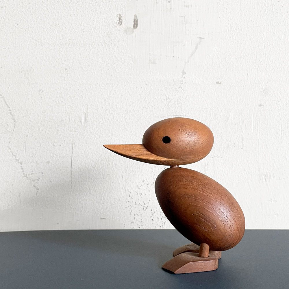アーキテクトメイド ARCHITECTMADE ダックリング Duckling 子ガモ オブジェ チーク無垢材 ハンス・ボーリング 北欧 デンマーク ■