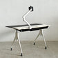 ハーマンミラー Herman Miller エンベロップデスク Envelop Desk スライド天板 & 高さ調節機能 ビル・スタンフ ジェフ・ウェバー モニターアーム パソコンデスク 取扱説明書・組み立て説明書付 A 〓