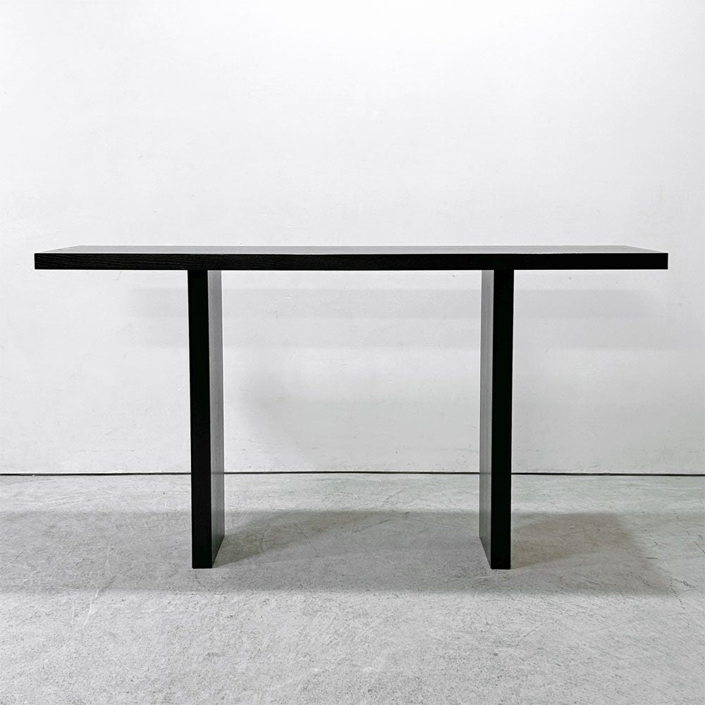 カッシーナ イクスシー Cassina ixc. カトリーヌ・メミ CATHERINE MEMMI ZEN コンソール テーブル アッシュ材 ダークブラウン W150cm モダンデザイン 廃番 ●