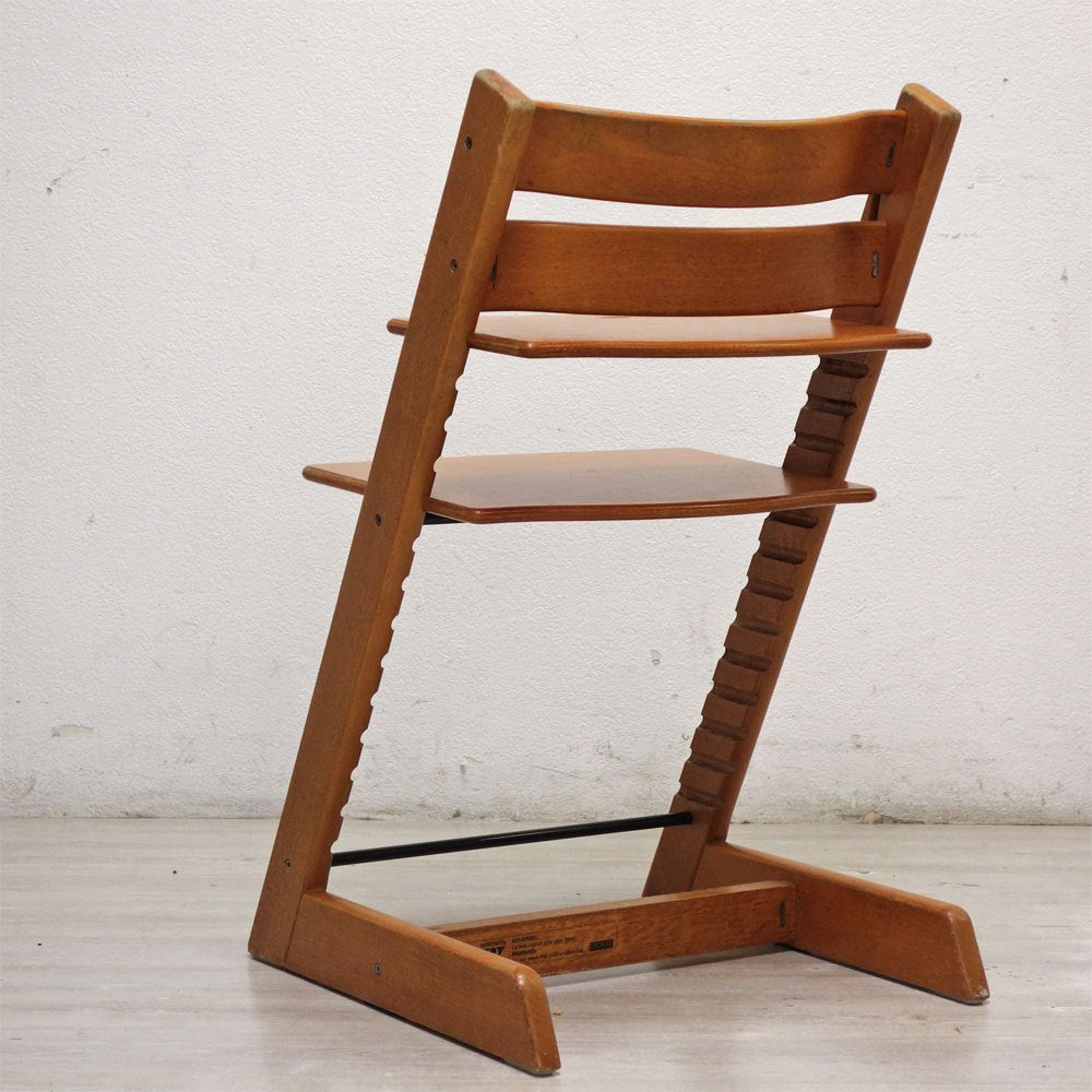 ストッケ STOKKE トリップトラップ TRIPP TRAPP ベビーチェア キッズチェア チェリー S/N無し ノルウェー 北欧家具 ●