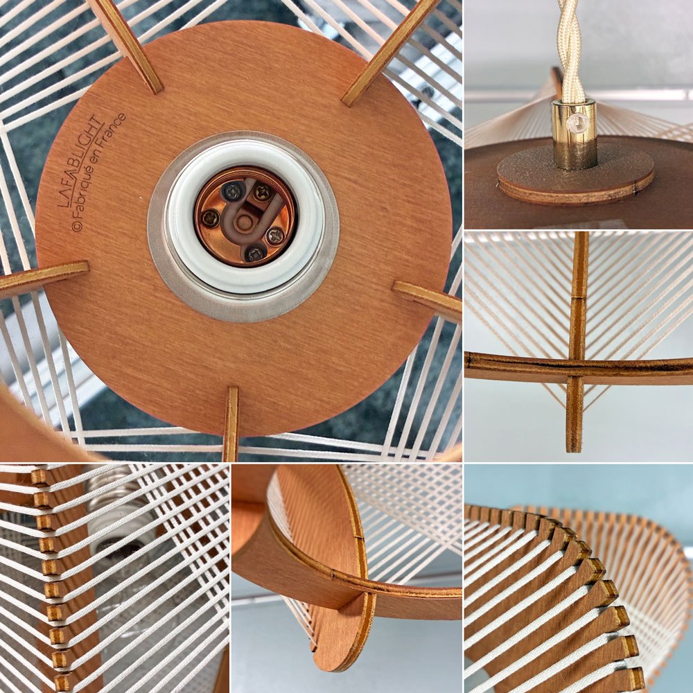 ラファブライト LAFABLIGHT ペンダントライト NOTOCA / ALCELIA ランプ スカンジナビアンデザイン ストリングス 美品 ◎