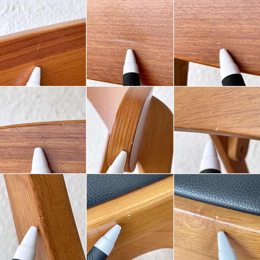 モダンデザイン Modern design ダイニングチェア 合皮 レトロ ジャパニーズモダン ◇