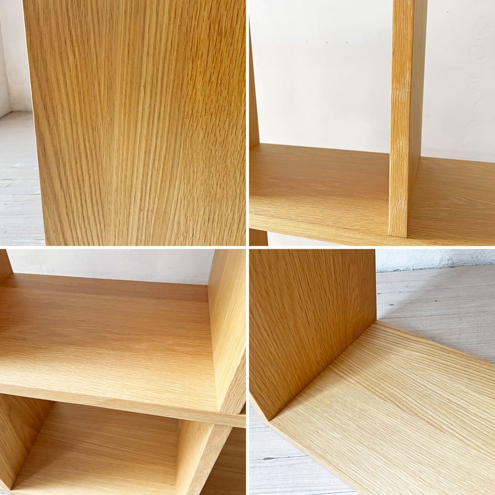 無印良品 MUJI スタッキングシェルフ 3列4段 追加棚 オーク材 オープンシェルフ スタッキングチェスト付き 合計定価￥72,770- ★