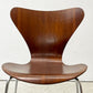 フリッツハンセン Fritz Hansen セブンチェア チーク材 アルネ・ヤコブセン ビンテージ 北欧家具 デンマーク ●