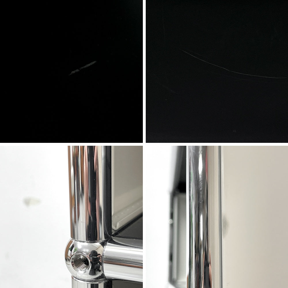 ユーエスエムハラー USMハラー USM Haller キャビネット シェルフ 1列5段 W77×D37×H129cm グラファイトブラック × ピュアホワイト ●