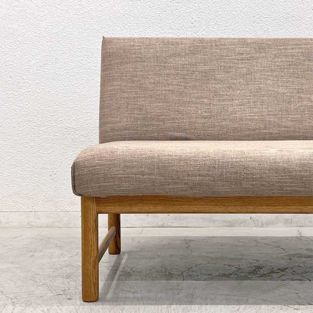 アクタス ACTUS タイム THYME 2シーター ソファベンチ オーク材 W120cm  ナチュラルカラー 〓