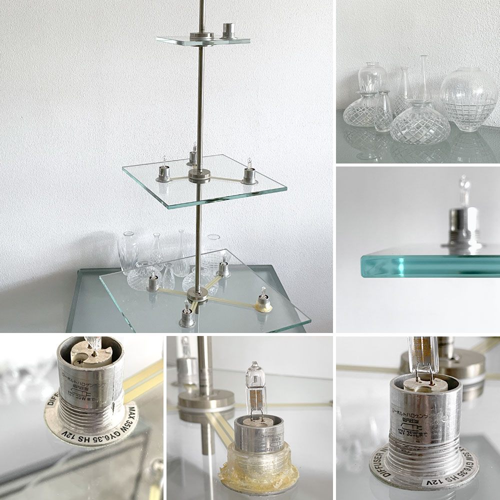 フロス FLOS シカトリス・ドゥリュクス8 CICATRICES DE LUXE8 シャンデリア 8灯 ガラスシェード フィリップ・スタルク 要電気工事 〓