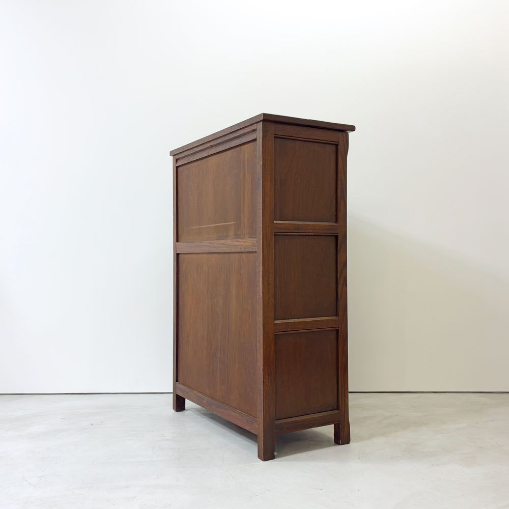 オールドチャーム Old Charme カクテルキャビネット オーク材 バーキャビネット W76cm チューダー様式 クラシカル 英国家具 ●