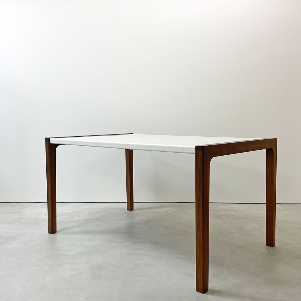 ベラコンテ bellacontte ブリッジ ダイニングテーブル W140cm DHラミネートｘウォールナット モダンデザイン ●
