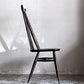 アーコール Ercol ゴールドスミス ダイニングチェア コロニアル ハイバック エルム材 ダークブラウン UKビンテージ 英国 ■