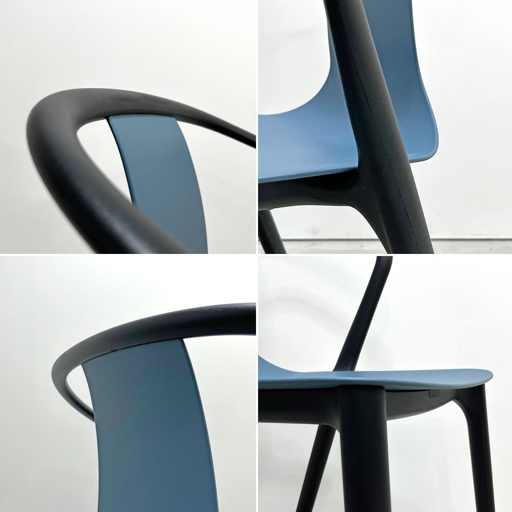 ヴィトラ Vitra Belleville Chair ベルヴィル アーム チェア ロナン & エルワン・ブルレック シーブルー A ●