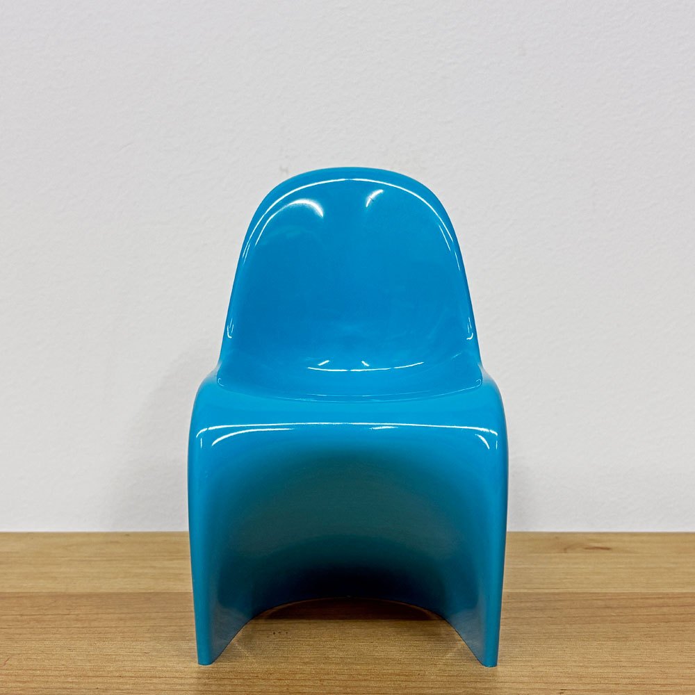 ヴィトラ デザインミュージアム Vitra Design Museum ミニチュアコレクション パントンチェア 1/6スケール ブルー ◎