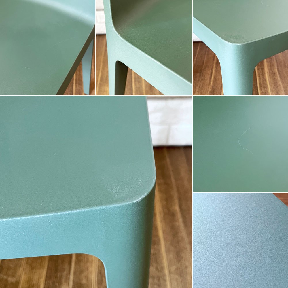 ヘイ HAY エレメンターレチェア ELEMENTAIRE CHAIR スモーキーグリーン ダイニングチェア ガーデンチェア ロナン＆エルワン・ブルレック 定価￥33,000- A ◎