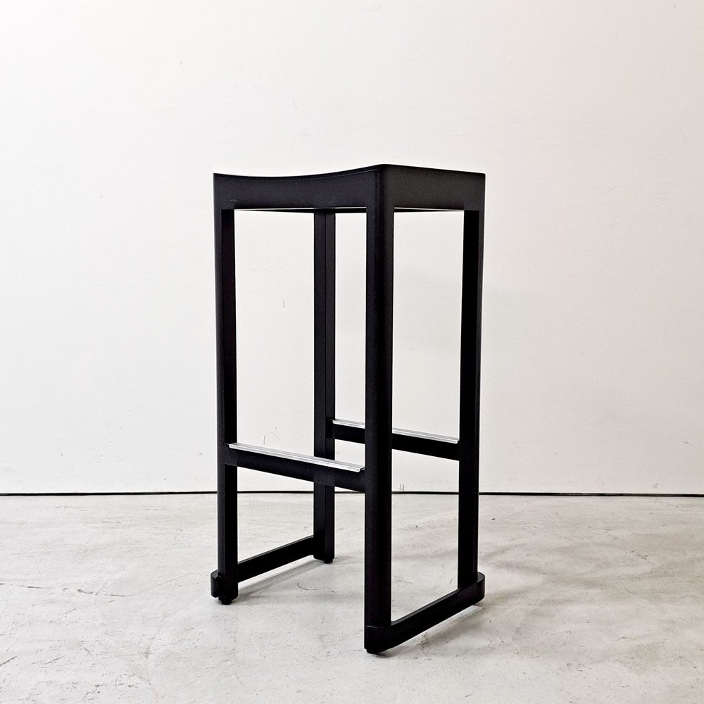 アルテック artek アトリエ バースツール Atelier Bar Stool H75cm ビーチ材 ブラックラッカー仕上げ タフ スタジオ TAF Studio スウェーデン 北欧家具 B ●