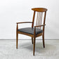 ブロイヒル Broyhill スカルプトラ Sculptra ダイニングチェア アームチェア ウォールナット USビンテージ vintage ミッドセンチュリー ●
