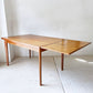デンマークビンテージ Danish Vintage チーク材 エクステンション ダイニングテーブル 伸長式 ドローリーフ式 北欧家具 ★
