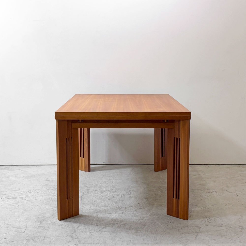 カッシーナ Cassina ベルリーノ Berlino エクステンション ダイニングテーブル チェリー材 W145-205-265cm C.R.Mackintosh イタリアモダン ●