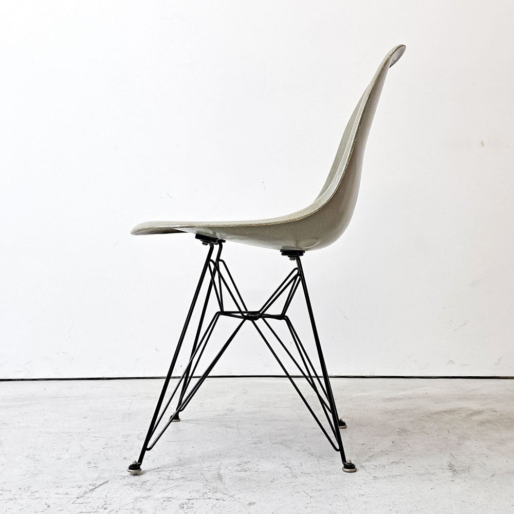 ハーマンミラー Herman Miller ビンテージ サイドシェルチェア ダイニングチェア 2nd FRP グレージュ エッフェルベース イームズ ミッドセンチュリーモダン取扱い ●