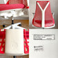 ハーマンミラー Herman Miller セイルチェア SAYL CHAIR デスクチェア オフィスチェア 旧モデル イヴ・ベアール ベリー レッド×ホワイト ■