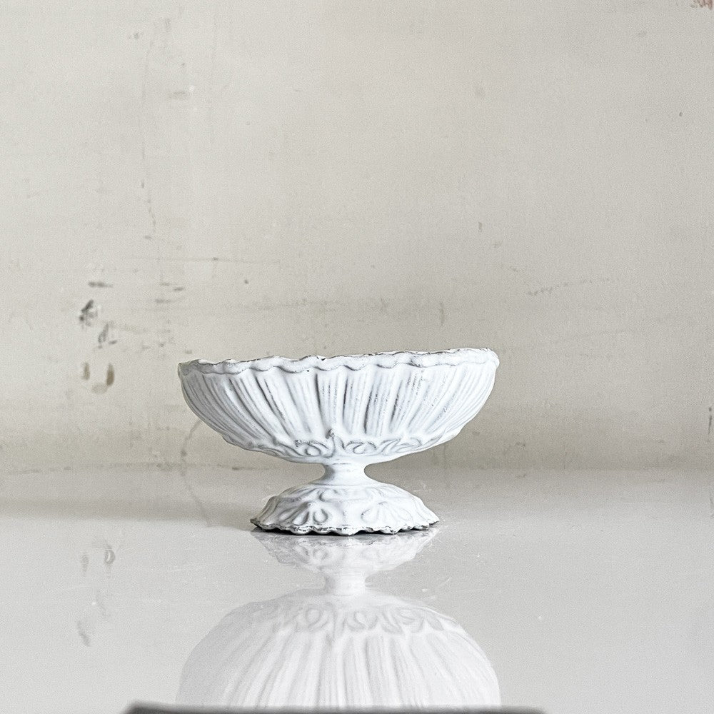 アスティエ・ド・ヴィラット Astier de Villatte シテール Cythere スモールボウルスタンド コンポート W10.5cm 陶器 フランス ■