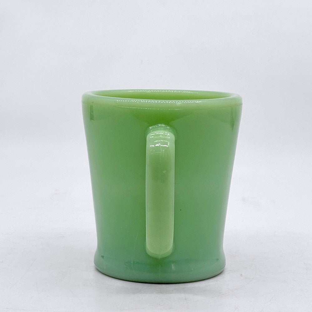 ファイヤーキング FIRE KING ジェダイ JADE-ITE マグカップ Dハンドル フラットボトムタイプ USビンテージ 1950年代～1960年頃 B ●