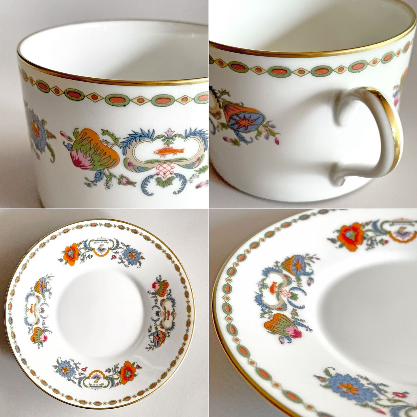 レイノー Raynaud リモージュ Limoges カップ&ソーサー C＆S シノワズリ ビンテージ フランス ■