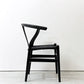 カールハンセン＆サン Carl Hansen & Son CH24 Yチェア ブラックラッカー×ブラックペーパーコード ビーチ材 ハンス・J・ウェグナー デンマーク 北欧家具 B ●