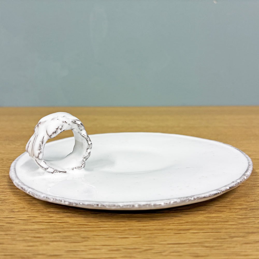 JBAdeV/Jean Baptiste Astierde Villatte 別注ソーサー Feuilles soucoupe a anse アスティエ・ド・ヴィラット ASTIER de VILLATTE 陶器 フランス A ◎