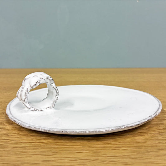 JBAdeV/Jean Baptiste Astierde Villatte 別注ソーサー Feuilles soucoupe a anse アスティエ・ド・ヴィラット ASTIER de VILLATTE 陶器 フランス A ◎